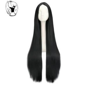 Long Wigs 100CM Synthetic Heat Resistant Straight Hair Cosplay