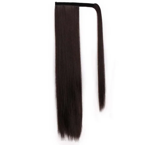 Long Wigs Clip In Ponytail Extension Wrap Around Synthetic Hair - Image 2