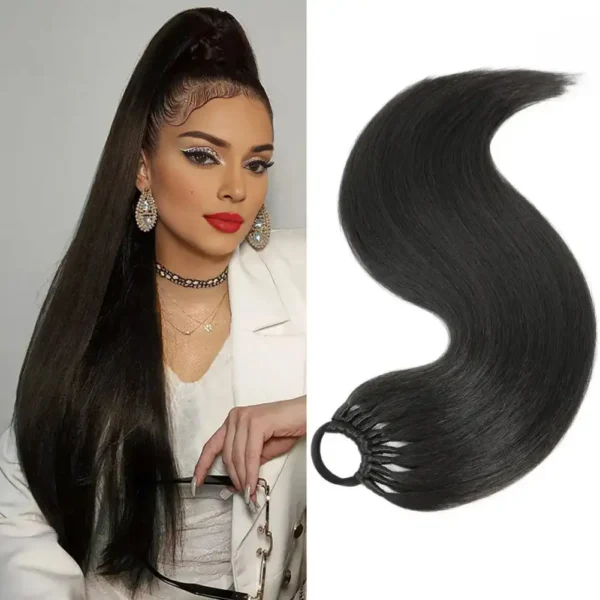 Long Wigs, Ponytail Synthetic Hair Extensions, 24 Inch Hairpiece