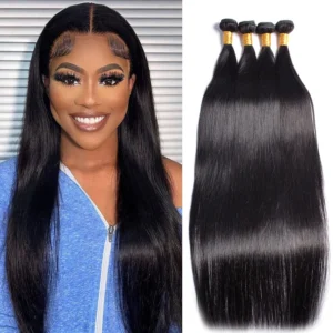 Long Wigs 12A Grade 100% Human Hair Straight Bundles 30 Inch