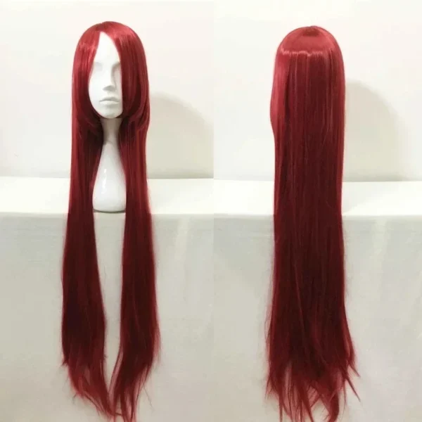 Long Red Hair Wig Women Red Extra Long Straight Cosplay